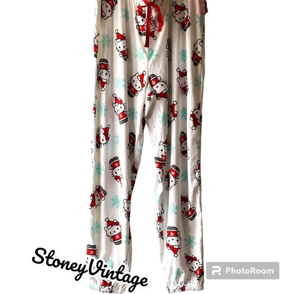 Hello Kitty Christmas Pajama Pants Large
